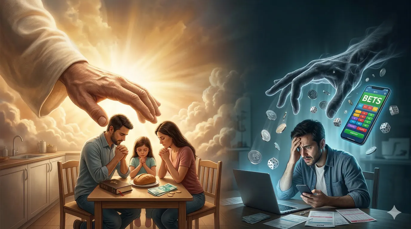 A mão paternal de Deus e a mão invisível da sorte